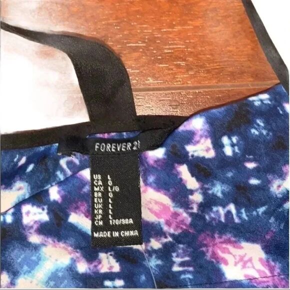🌸 Forever 21 Woven Top Cami Women Size Large 🌸 - Picture 3 of 5